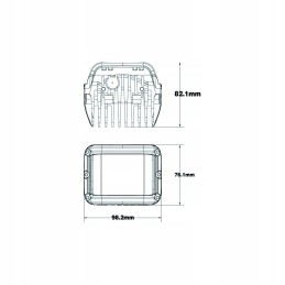 Darbinis prožektorius LED darbo lempa 24W apšvietimas