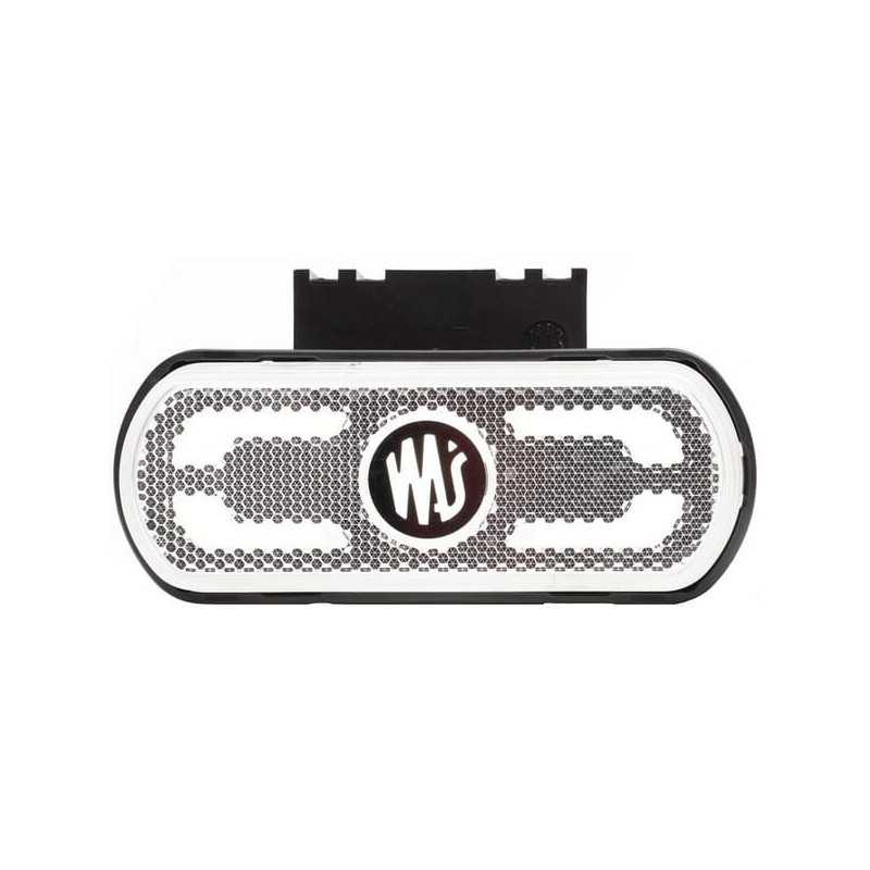 LED žymeklis, baltas, stačiakampis, 12 24v