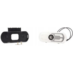 LED žymeklis, baltas, stačiakampis, 12 24v