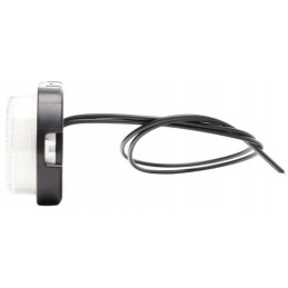 LED žymeklis, baltas, stačiakampis, 12 24v