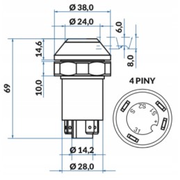 Deutz diferencialo blokavimo jungiklis