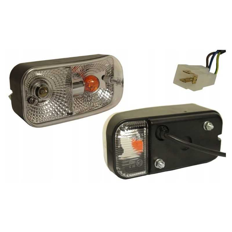 Kairiojo priekinio žibinto zetor krypties padėtis