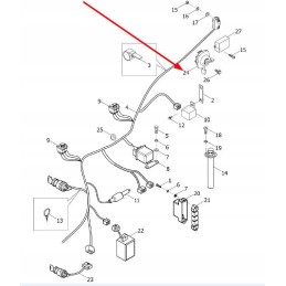 Te2s482010003k šviesos jungiklis ir posūkio signalas