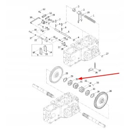 Gbt812 m52x1 5 fiksavimo veržlė m52 x 1 5