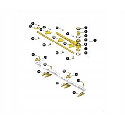 Dalgis su ritinine veržle New Holland CNH 80916806