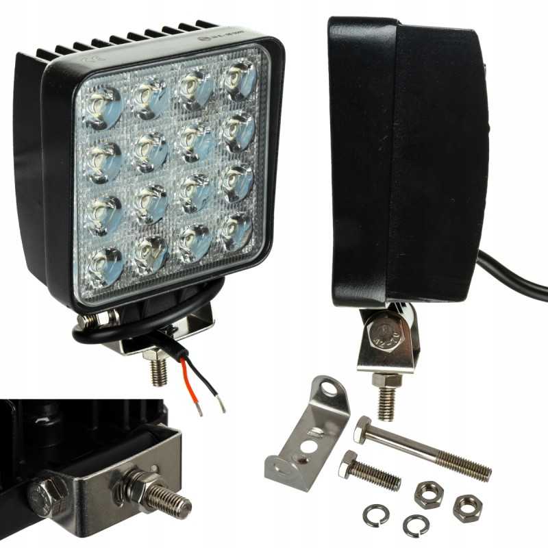 LED visureigių skydinė darbo lempa 12v 24v