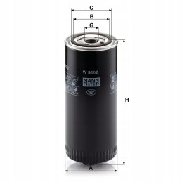 Mann filtras w962 variklio alyvos filtras 2