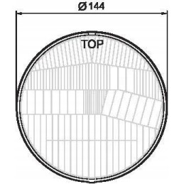 Re 02507 reflektoriaus optinis elementas tinka s