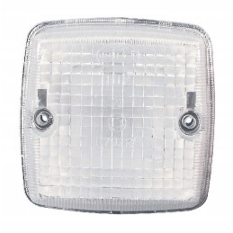 Markerinė lempa 5w kvadratinė 12 24v skaidri