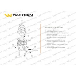 Vairasvirtė su šakėmis su 1 Warynski jungikliu