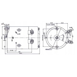 Hidraulinio mazgo elektrinis variklis 1 6 kW