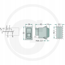 Perjungiklio korpusas 245911c1