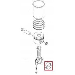 Hatz 01575700 švaistiklio guolis std 1b20