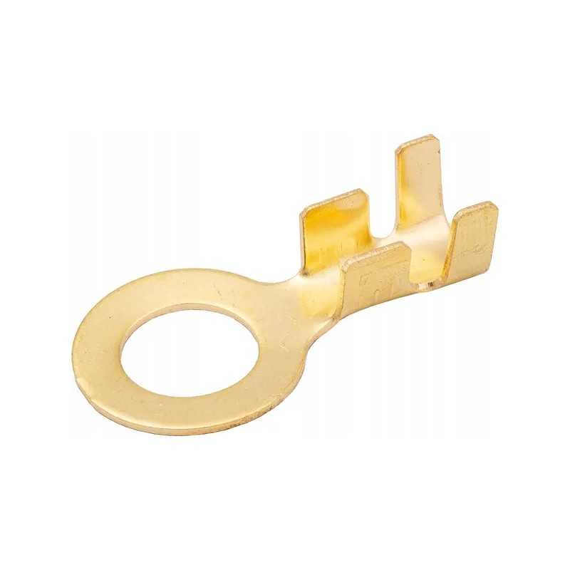 Žiedinio kabelio galas m10 6 mm2 1 2 mm gintaro spalvos