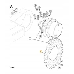Pavaros pavara jcb mini 8014 18 231 80801