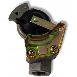 Juoda m22 minkšta pneumatinė jungtis su vožtuvu