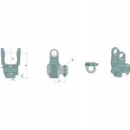 Mova su kirpimo kaiščiu din 931 19x35x95 mm