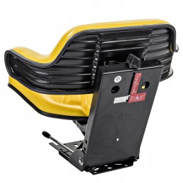 John Deere sėdynė, geltona, padalinti porankiai