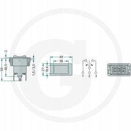 John Deere AL64190 kėlimo jungiklis