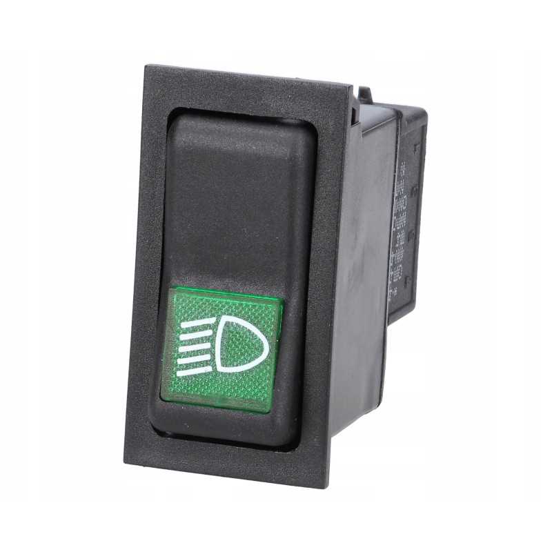 Šviesos jungiklis 42x22mm, 3 padėtys