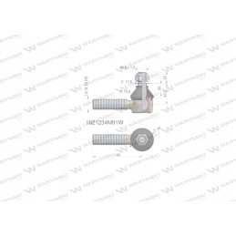 Vairo jungtis 100mm 13 16 16 1821234m91 karas