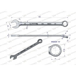 Itin ilgas veržliaraktis 41 mm x 550 mm