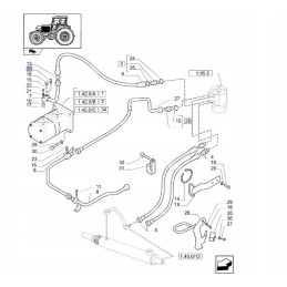 New Holland hidraulinės alyvos slėgio jutiklis