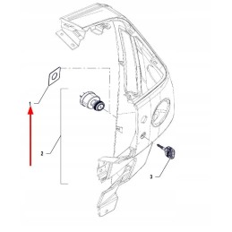 P5s45801278 metalinis uždegimo laikiklis