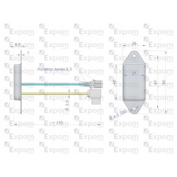 Kintamosios srovės generatoriaus reguliatorius ex230000 c 330 c 360 eksp