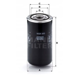 Mann filtras wdk950 kuro filtras