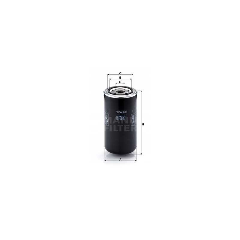 Mann filtras wdk950 kuro filtras