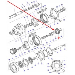 3716487m3 galinės stebulės centrinis ratas
