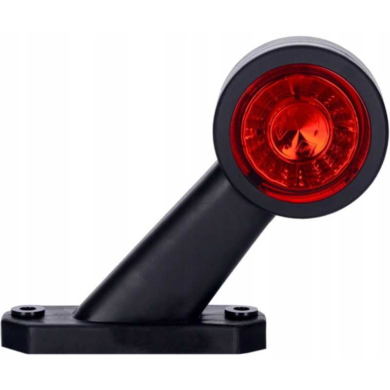 Priekinis ir galinis įstrižas kairės pusės gabaritinis žibintas