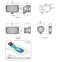 Wesem LPR8 27278 184x102 Zetor Proxi darbo lempa