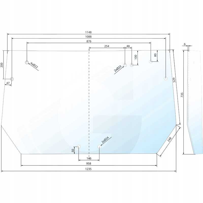 Galinis langas deutz fahr 650s110806030 granitas