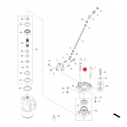O žiedas fendt x548817266000 originalus