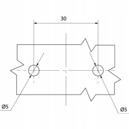 Kvadratinė galinė gabaritinė lemputė LED 12 24v Kramp
