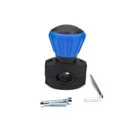 Vairo rankenėlė ant guolio yra mėlyna