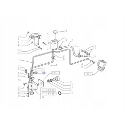 New Holland TD T5000 hidraulinės alyvos jutiklis