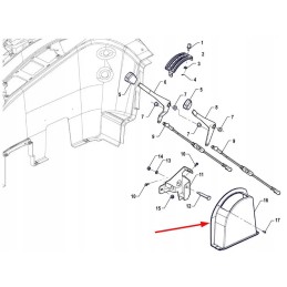 P5s45801213 apatinis valdymo svirties dangtelis