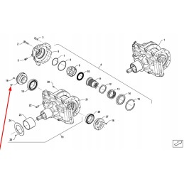 P5m31501152 diferencialo veržlė m115x2
