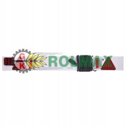 LED lempučių rinkinys ant 1215 mm spindulio su atspindinčiu trikampiu