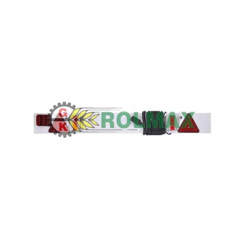 LED lempučių rinkinys ant 1215 mm spindulio su atspindinčiu trikampiu