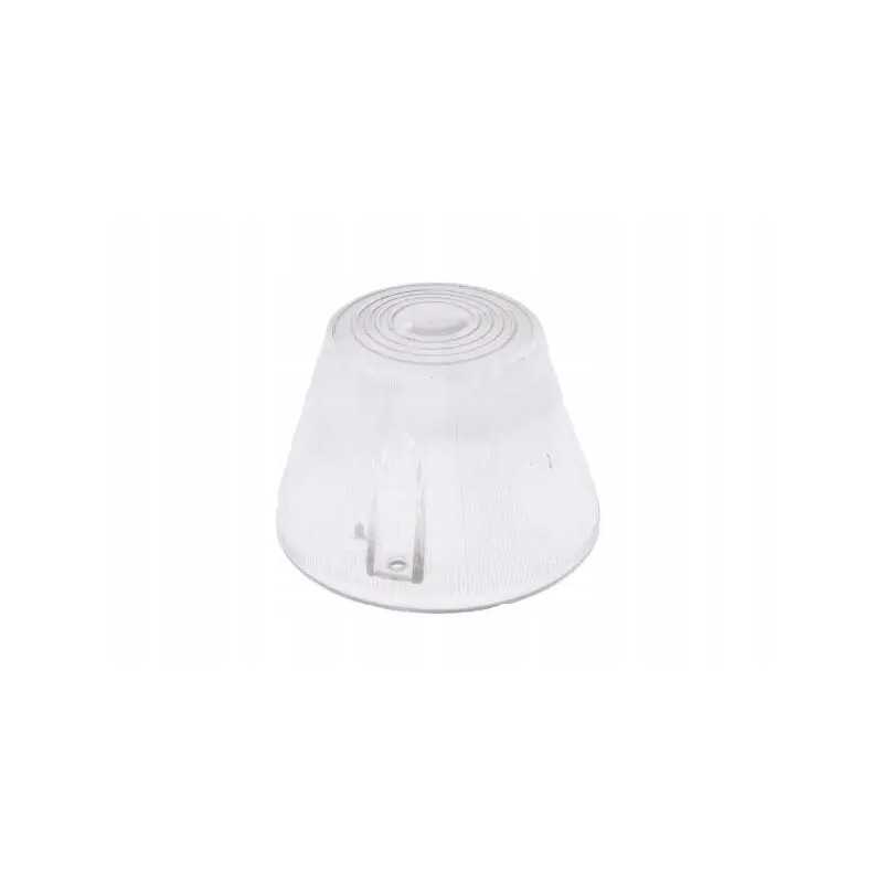 Baltas šviestuvo gaubtas, aukštas, d 47 d 50 cm