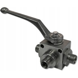 3 krypčių hidraulinis rankinis rutulinis vožtuvas M14 10l