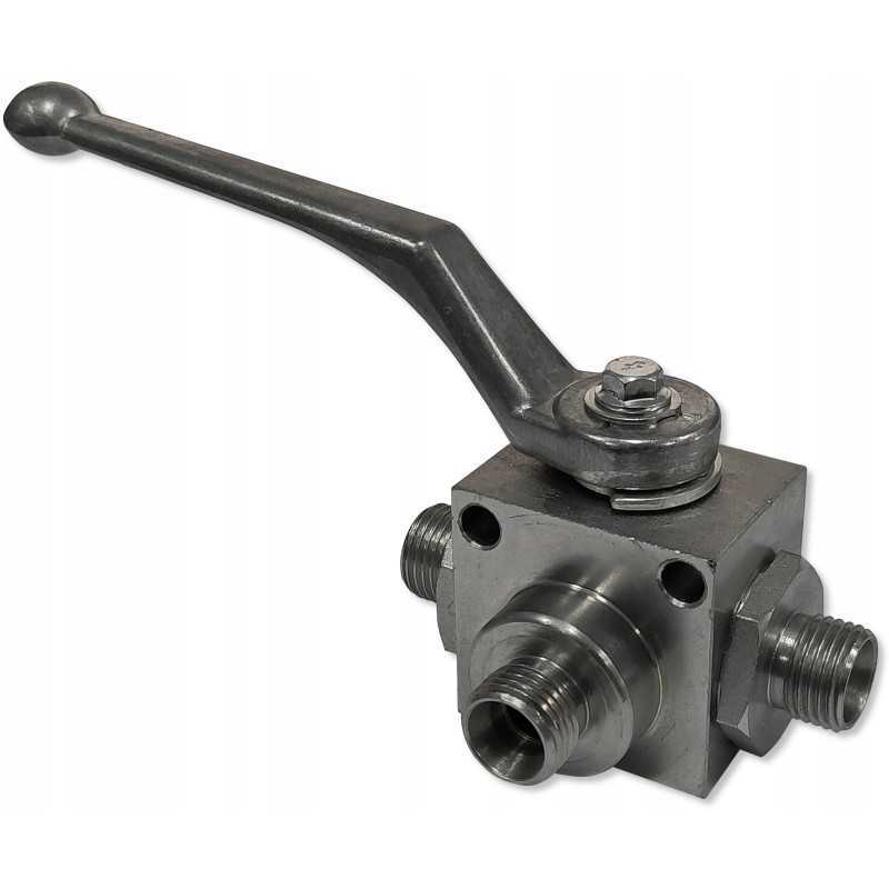 3 krypčių hidraulinis rankinis rutulinis vožtuvas M14 10l