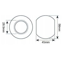 Juodas rutulys, sustiprintas 2 kategorijos EPD 2