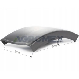 Plastikinis priekabos traktoriaus sparnas 330x560mm