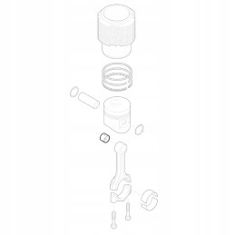 Hatz 04032200 stūmoklio kaiščio įvorė 1d81 1d90