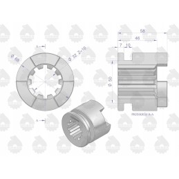 Stumdoma šunų sankaba, diferencialo užraktas